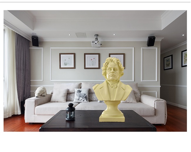 Beethoven's portrait statue