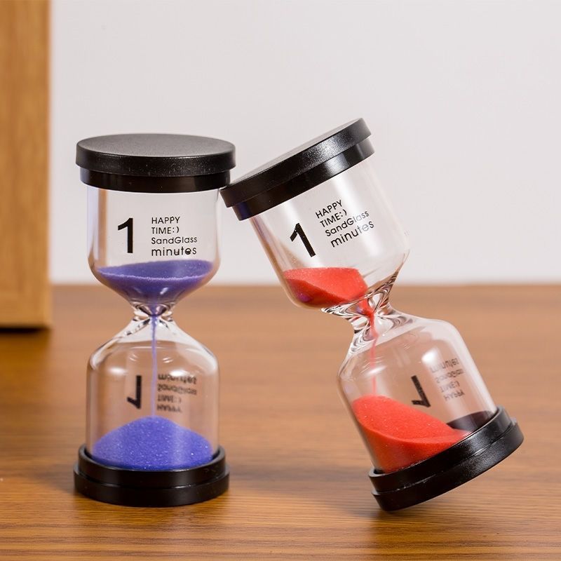 Double spherical hourglass timer