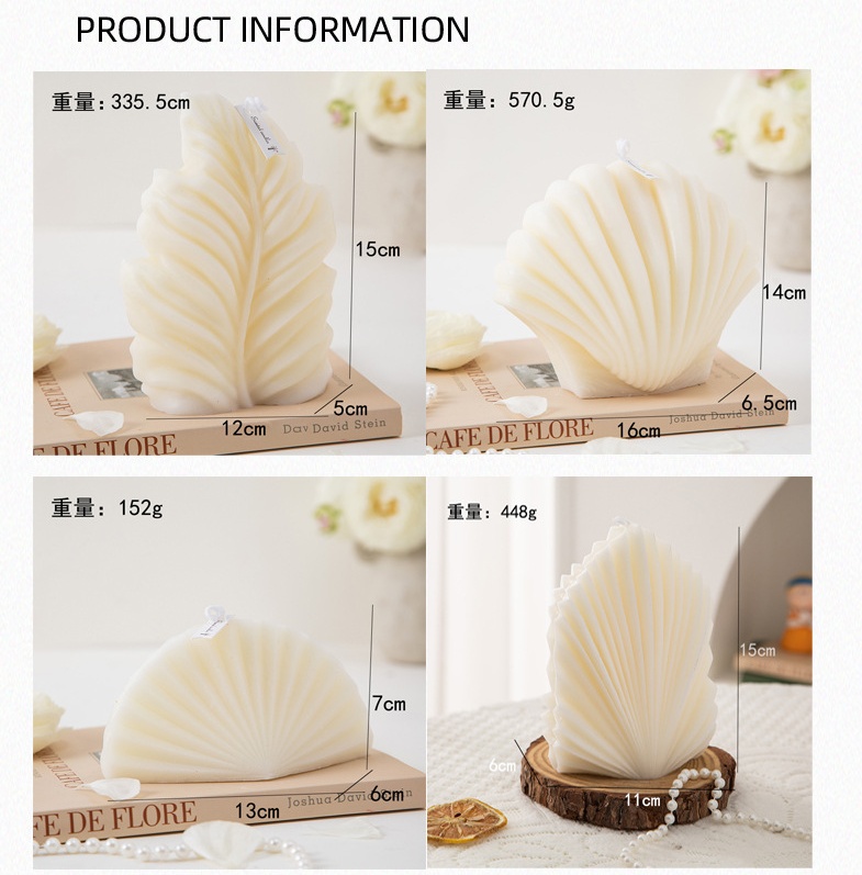 Geometric shaped candle ornament