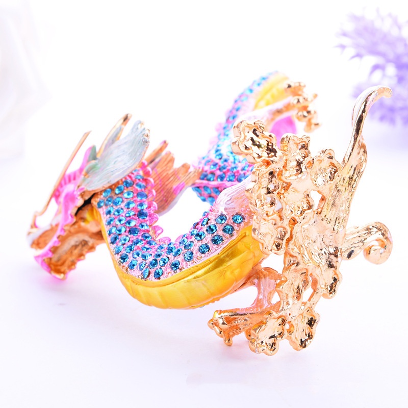 Dragon shaped enamel handicraft ornaments
