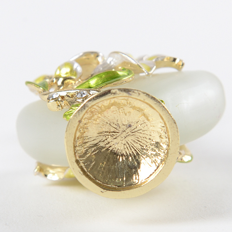 Heart shaped enamel perfume bottle