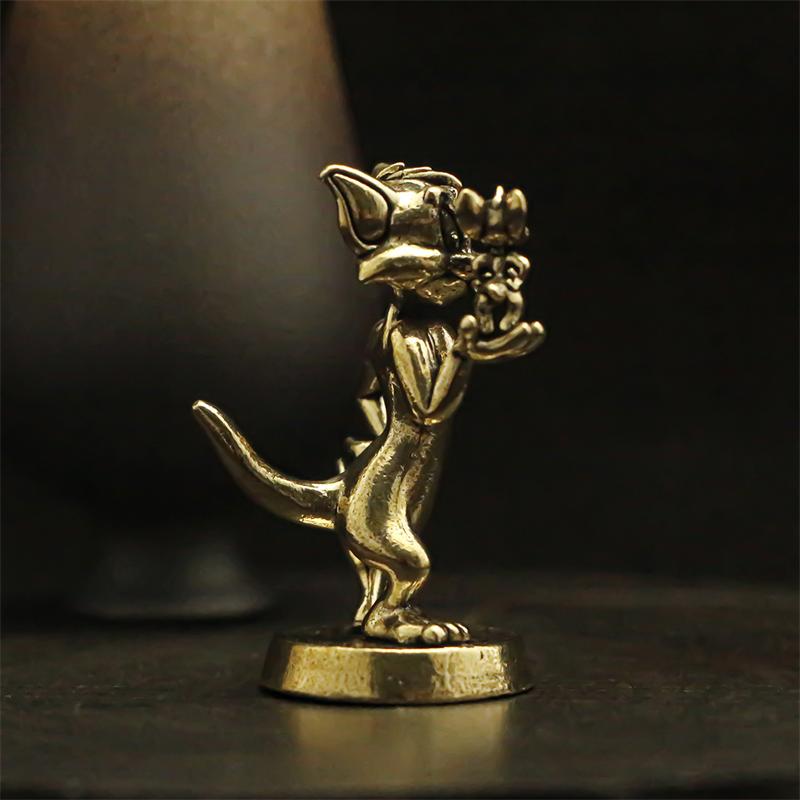 Brass material Tom Jerry shaped ornament