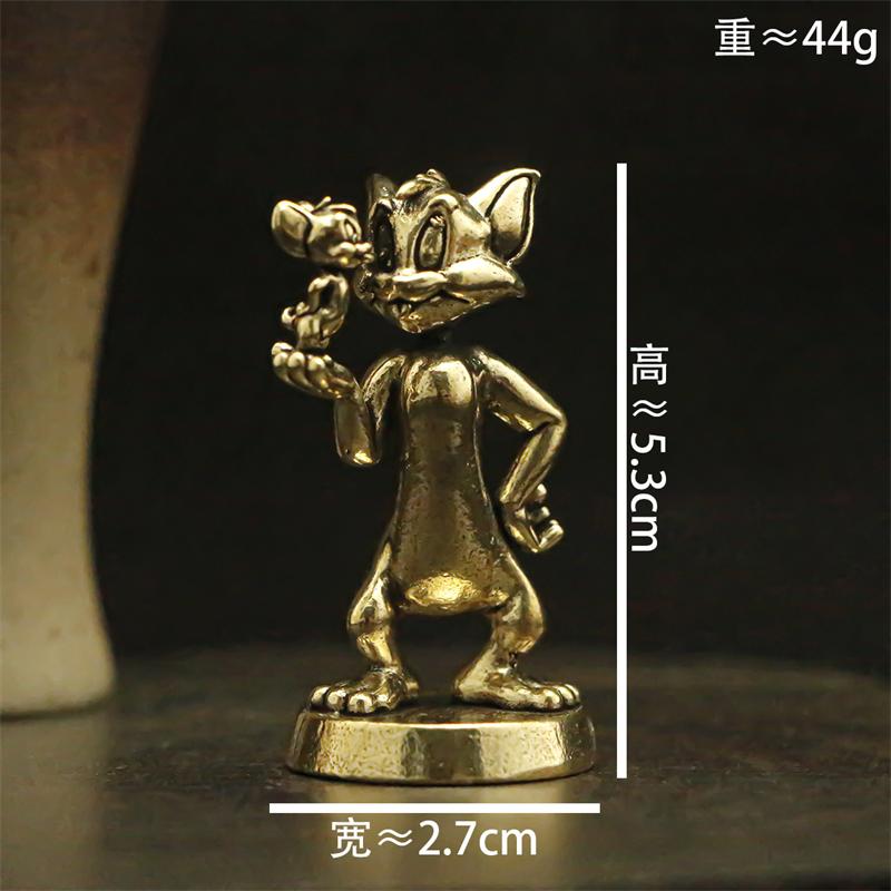 Brass material Tom Jerry shaped ornament