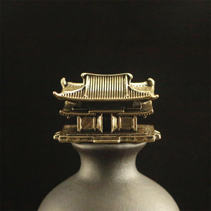 Vintage architectural model ornament made of brass material